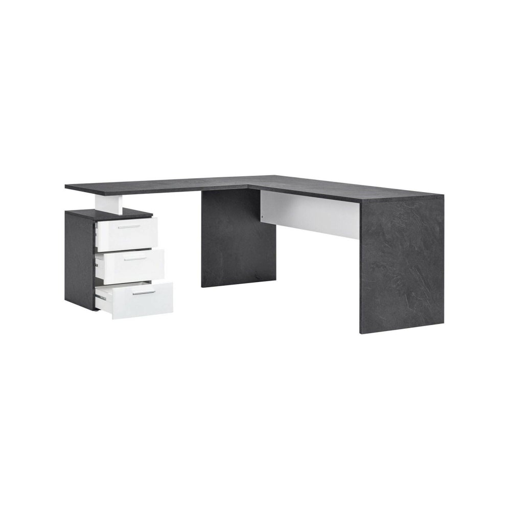 bureau effet bois ardoise,