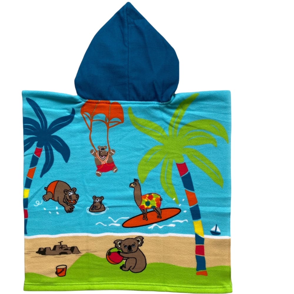 Poncho microfibre enfant Colonia  60x120cm multicolore - Maisons du Monde