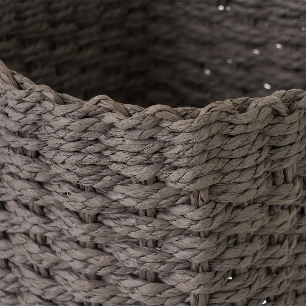 Set 3 panières en fibre de papier tressée - Maisons du Monde