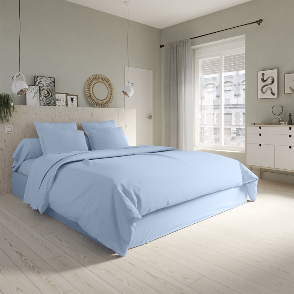 Housse de couette   coton givre 200x200 cm