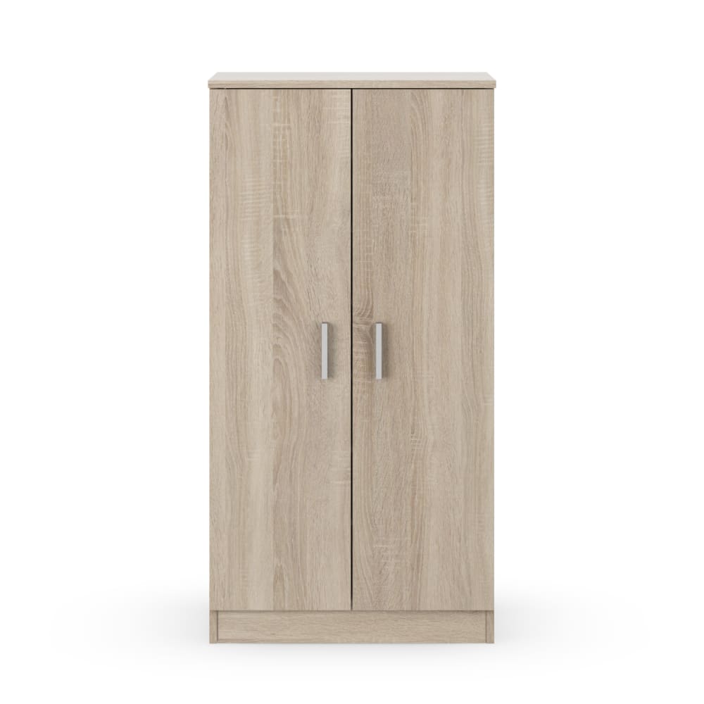 Usinestreet Schuhschrank 2 Türen (30 Paar) - H108cm - Eichenoptik style modern Braun Spanplatte