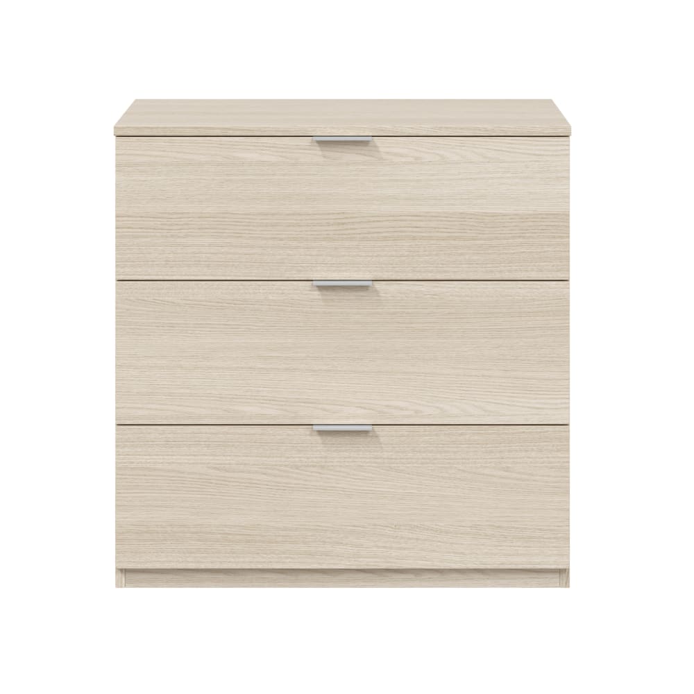 Commode 3 tiroirs L77cm x H80cm - Bois