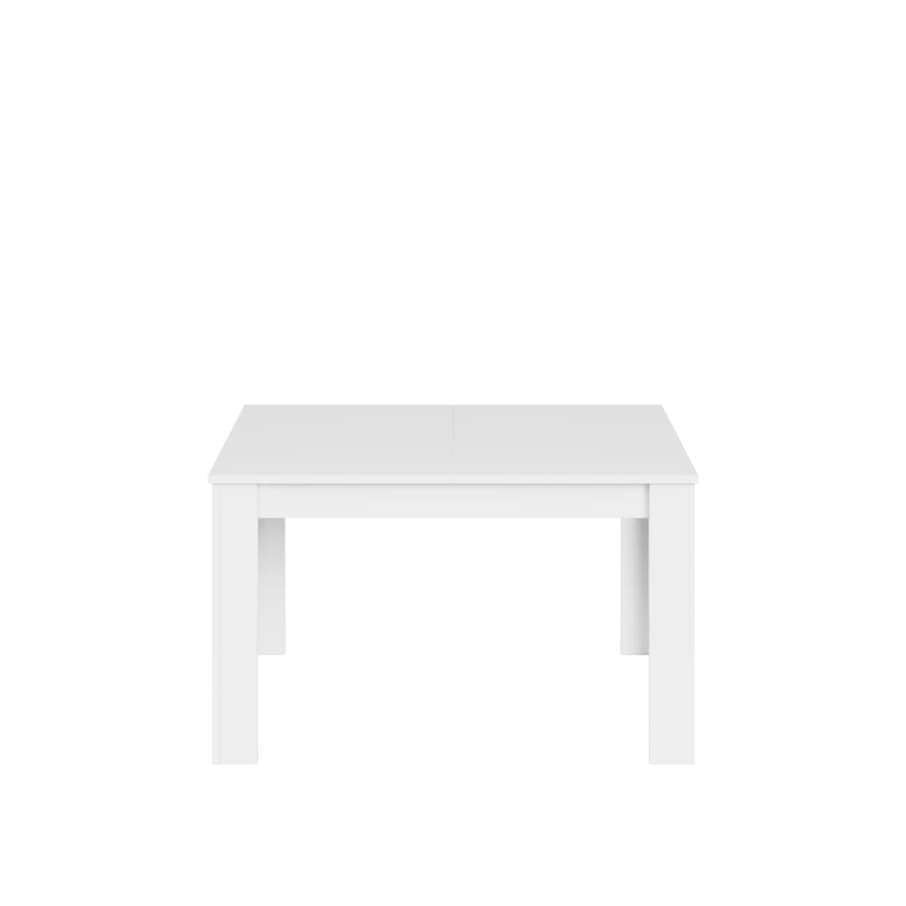 Usinestreet Mesa de comedor extensible blanco