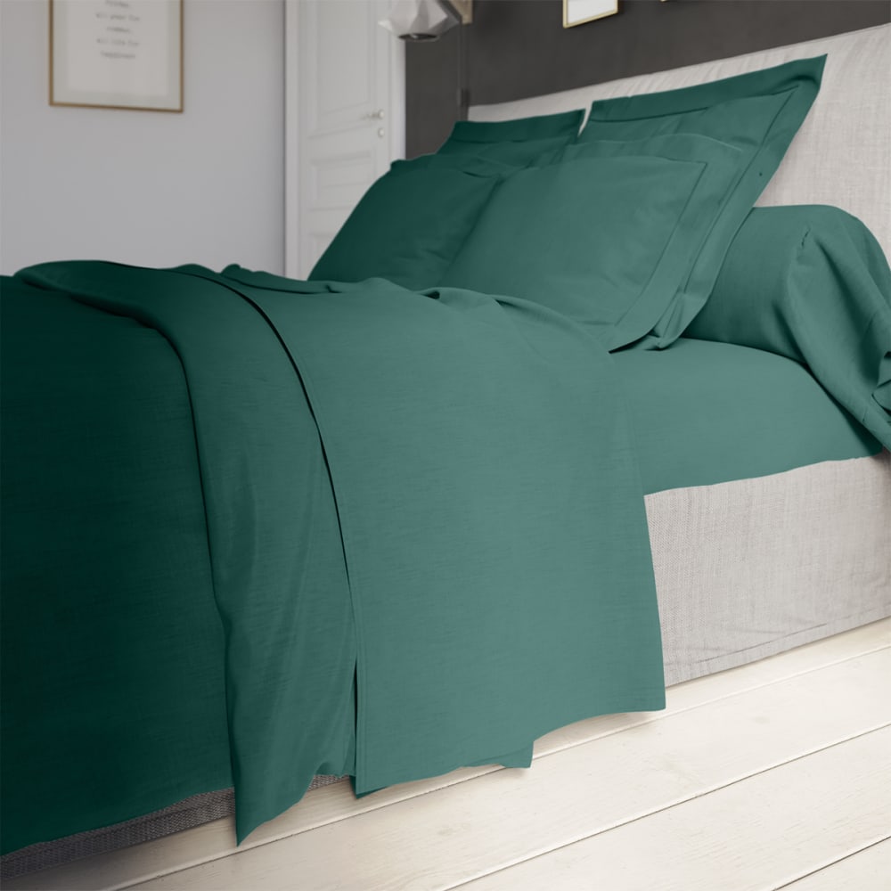 Drap housse percale forêt 160x200 cm — vue 3