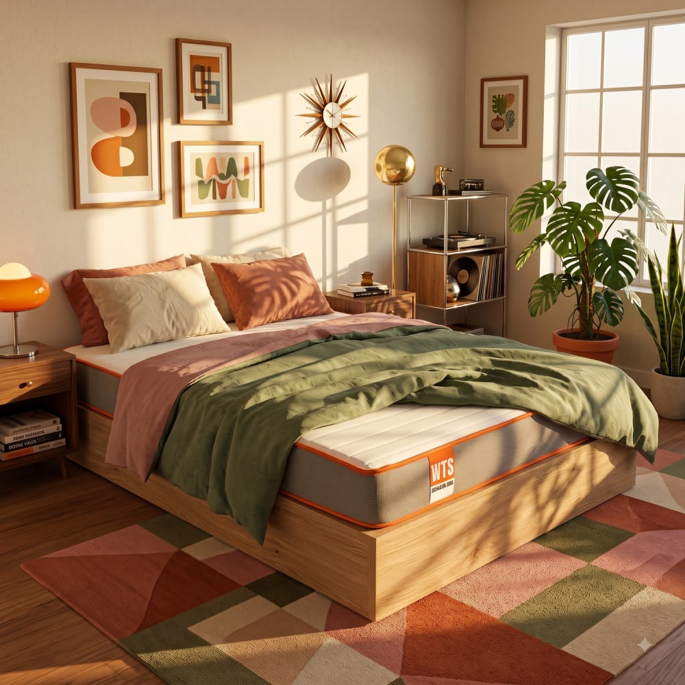 Colchón espuma con visco 90x190 18cm - Maisons du Monde