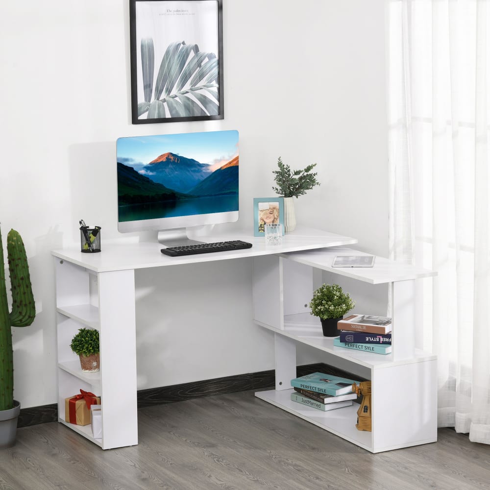 Mesa de ordenador 120x110x74.5 cm blanco - Maisons du Monde