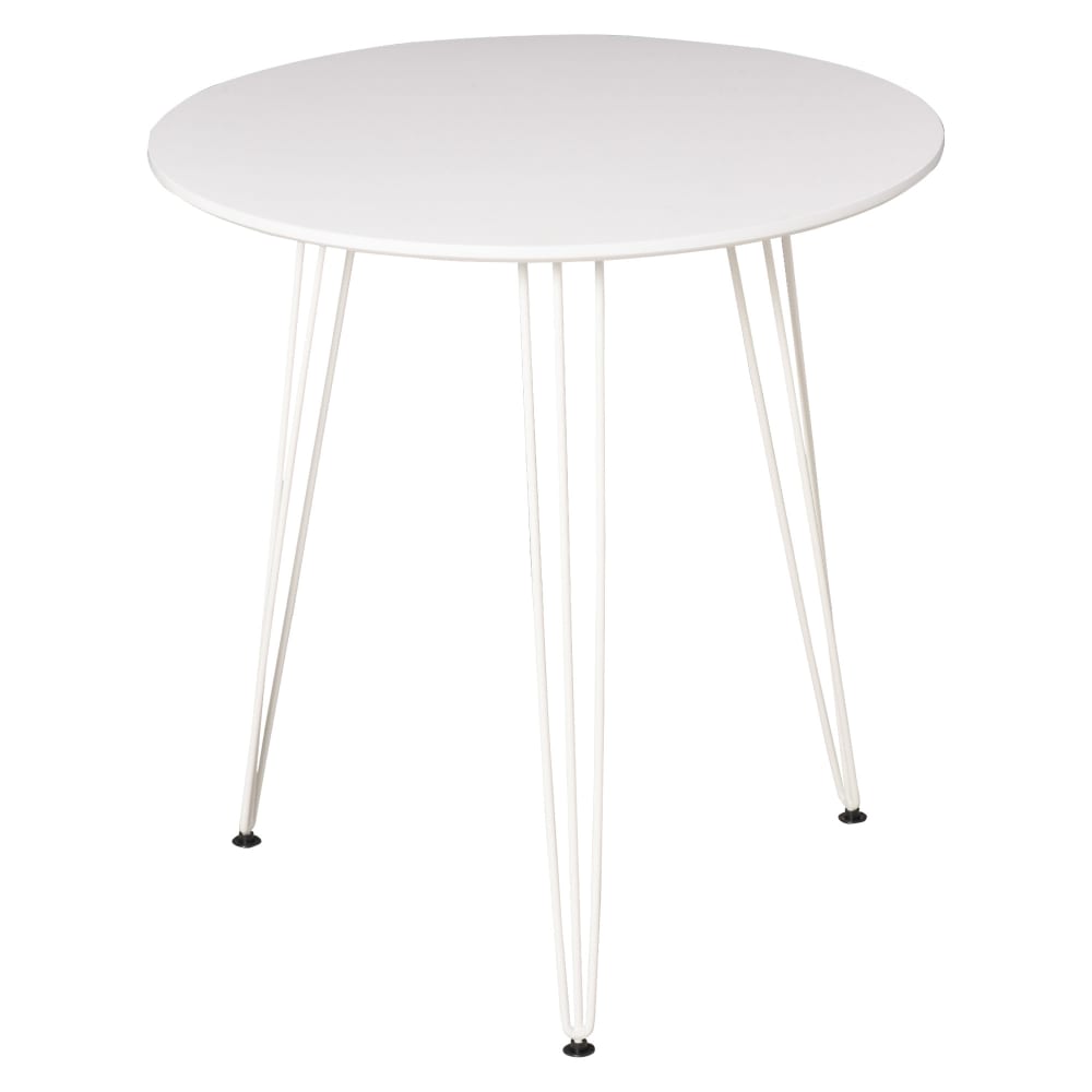 Mesa de comedor ø70x75 cm blanco