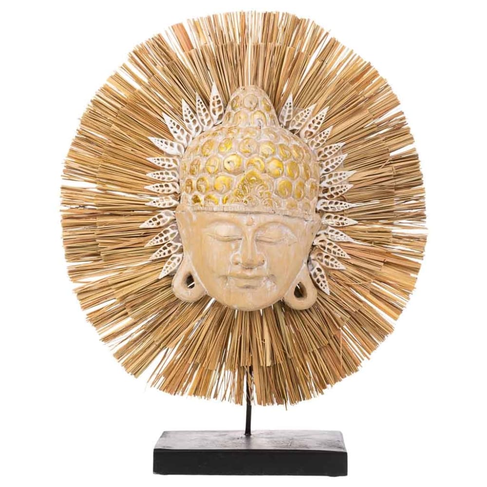 Figura buda marrón 44x12x50h cm - Maisons du Monde