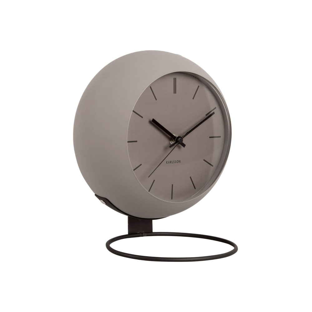 Karlsson Horloge de table fer gris ø21cm style contemporain - Acier