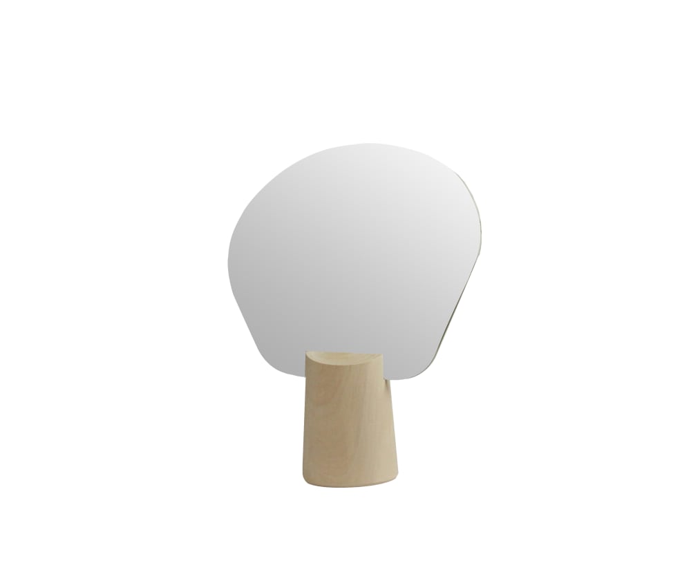 Reine Mère Stehspiegel kleines Modell style classic chic Beige Holz