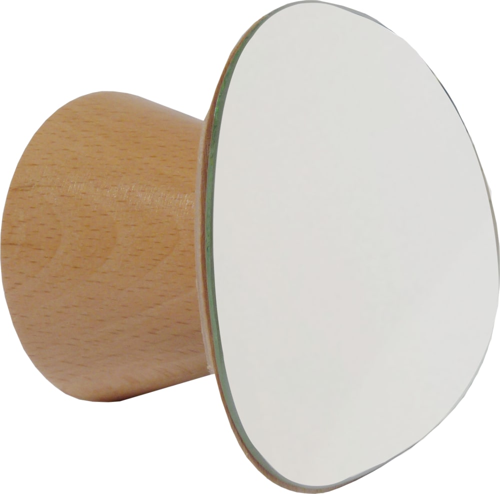 Reine Mère Patère murale petit Bolet Beige Bois