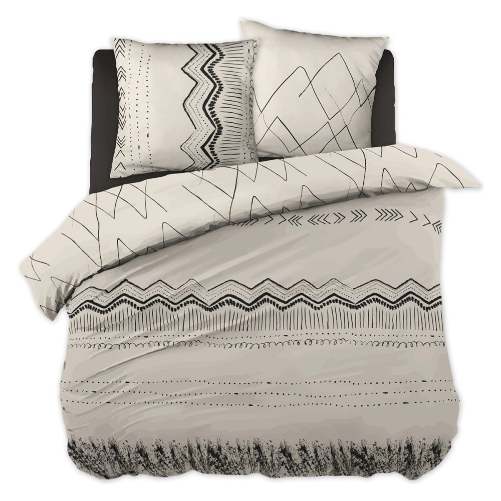 Housse de couette 260x240 Berbère coton + 2 taies - Maisons du Monde