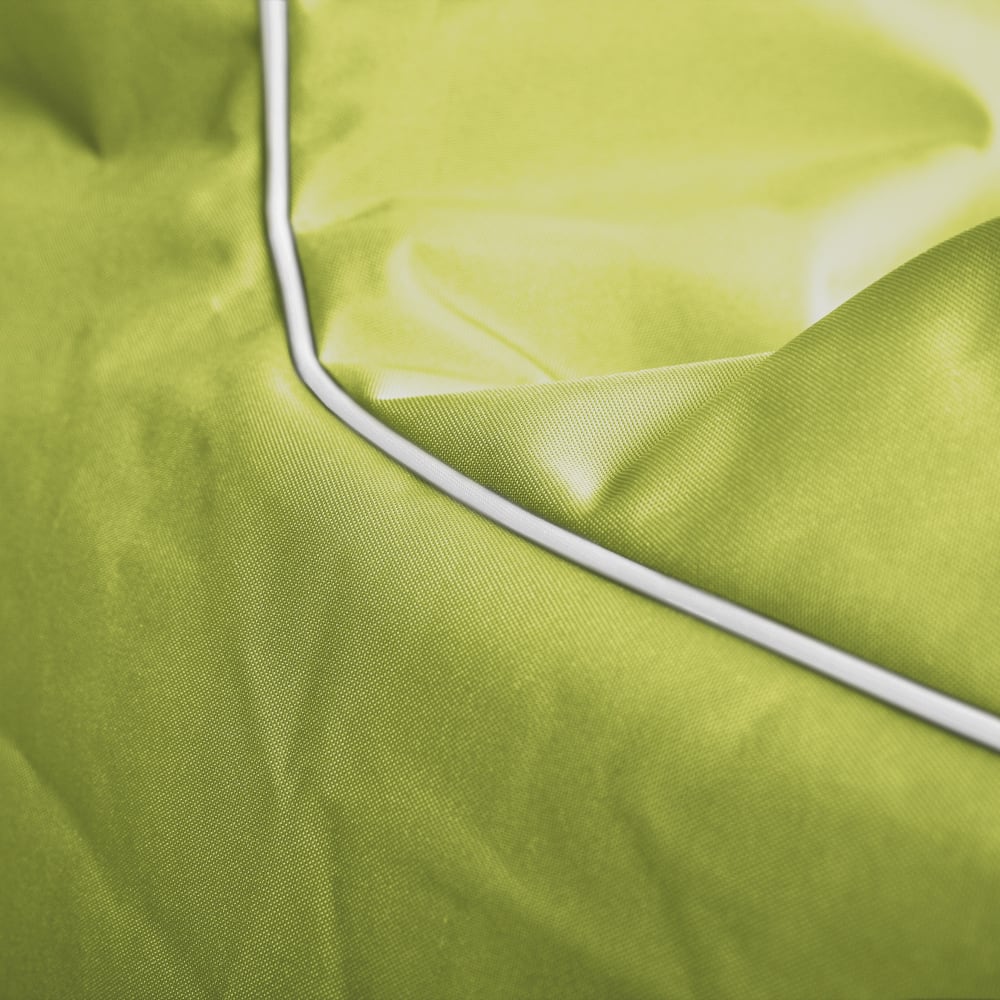 Pouf d'extérieur vert anis avec dossier 95x65x90 cm - Maisons du Monde