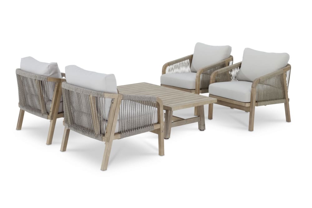 Set café jardin 4 places