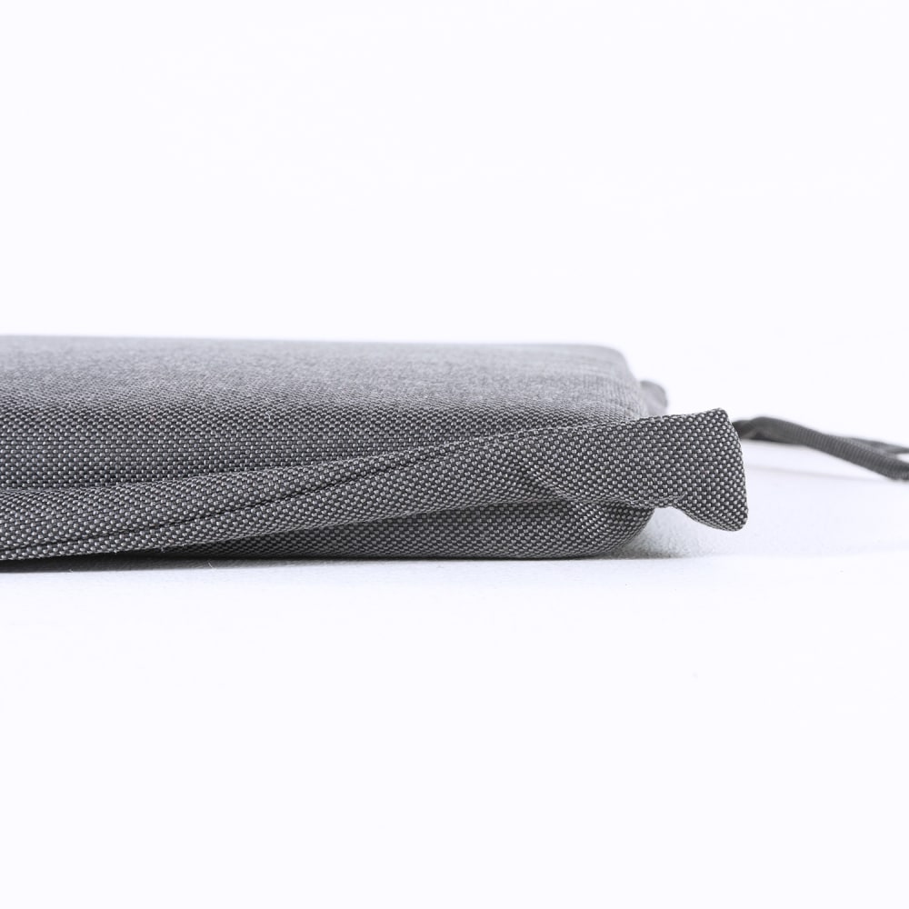 Pack de 2 cojines para sillas de jardín olefin gris 40x42x3 cm - Maisons du Monde