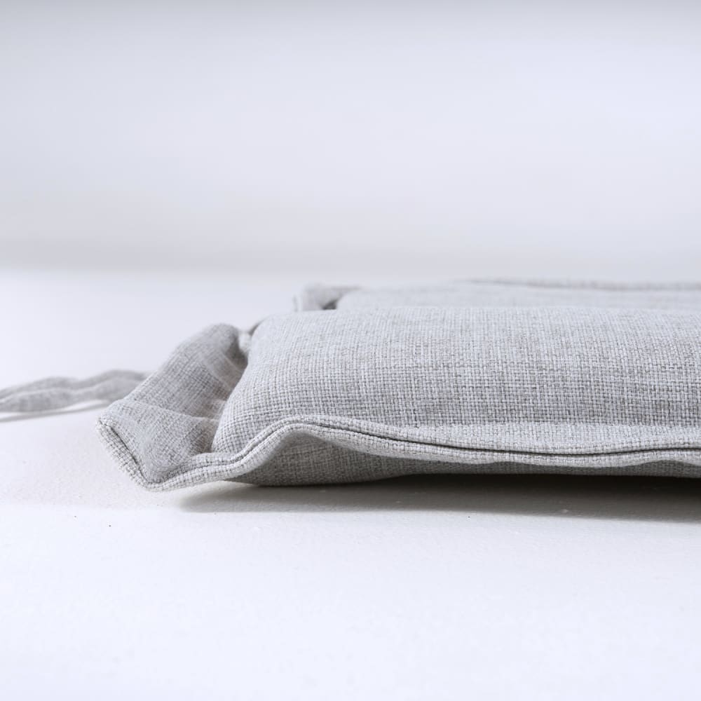Pack de 2 cojines para sillas de jardín olefin gris claro 37x37 cm - Maisons du Monde