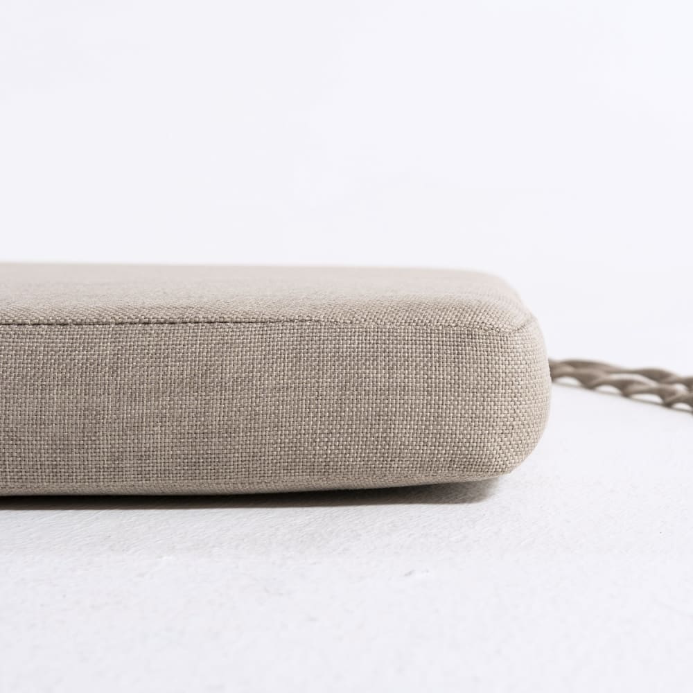 Pack de 2 cojines de sillas de jardín olefin marrón tostado 44x44 cm - Maisons du Monde