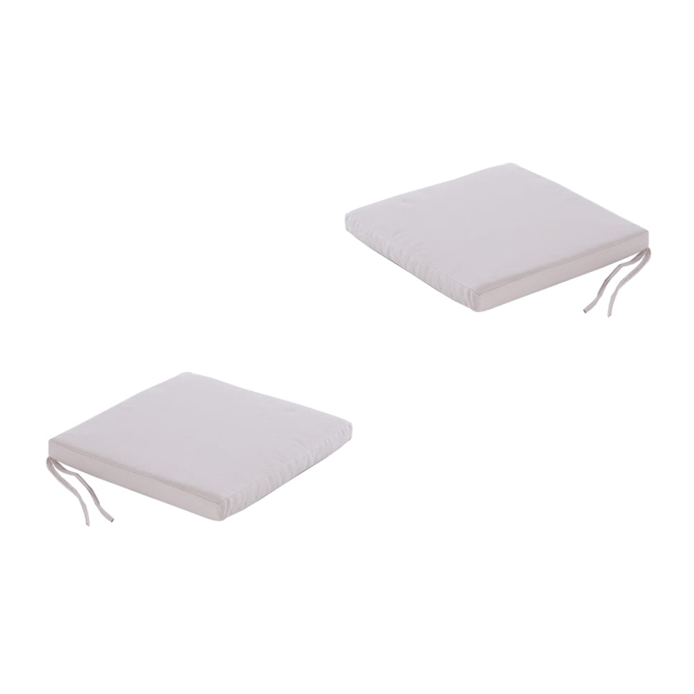 Pack de 2 cojines para sillas de jardín olefin crudo 44x44 cm