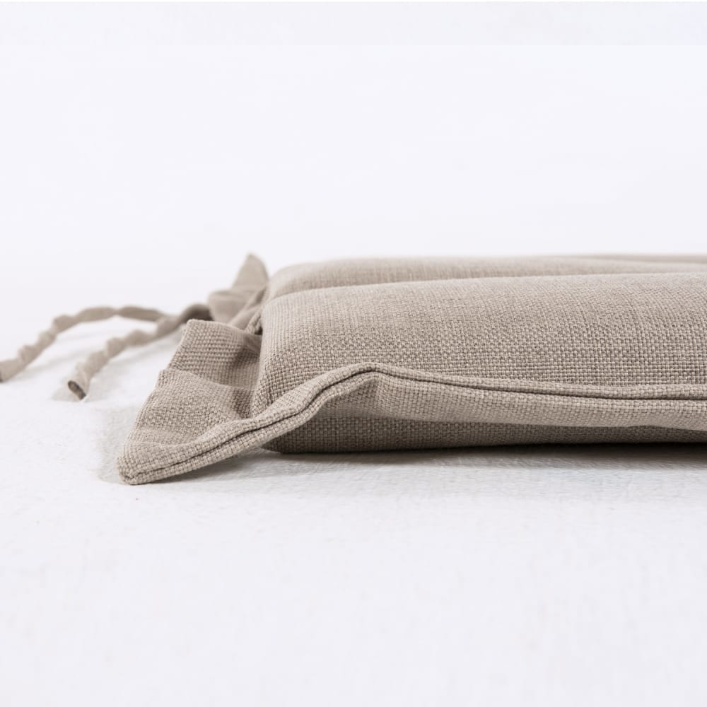Pack de 2 cojines para sillas de jardín color marrón 37x37x5 cm - Maisons du Monde