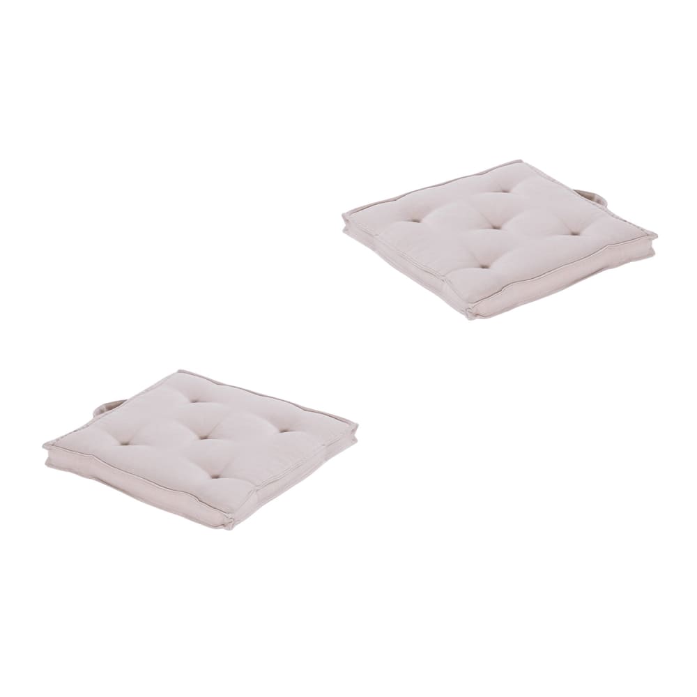Pack de 2 cojines para sillas de jardín olefin crudo 42x42 cm