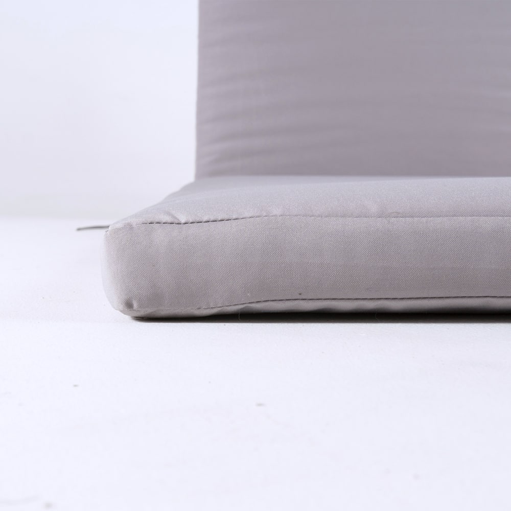 Pack de 2 cojines para tumbona de exterior color piedra 196x60x5 cm - Maisons du Monde