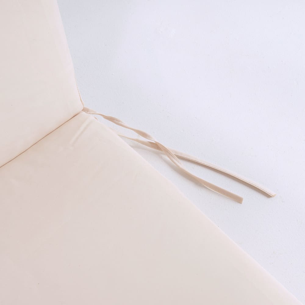 Pack de 2 cojines para tumbona de exterior color beige 196x60x5 cm - Maisons du Monde