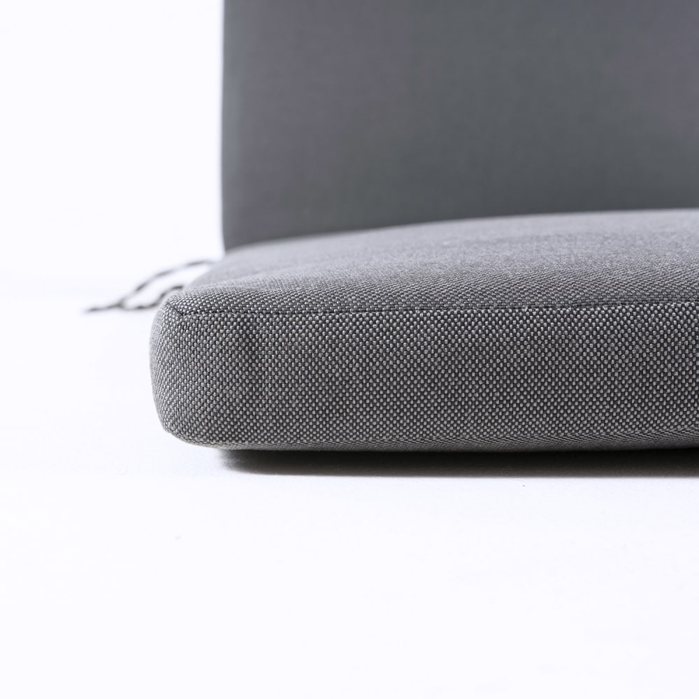Pack de 2 cojines para tumbona olefin gris 196x60x5 cm - Maisons du Monde