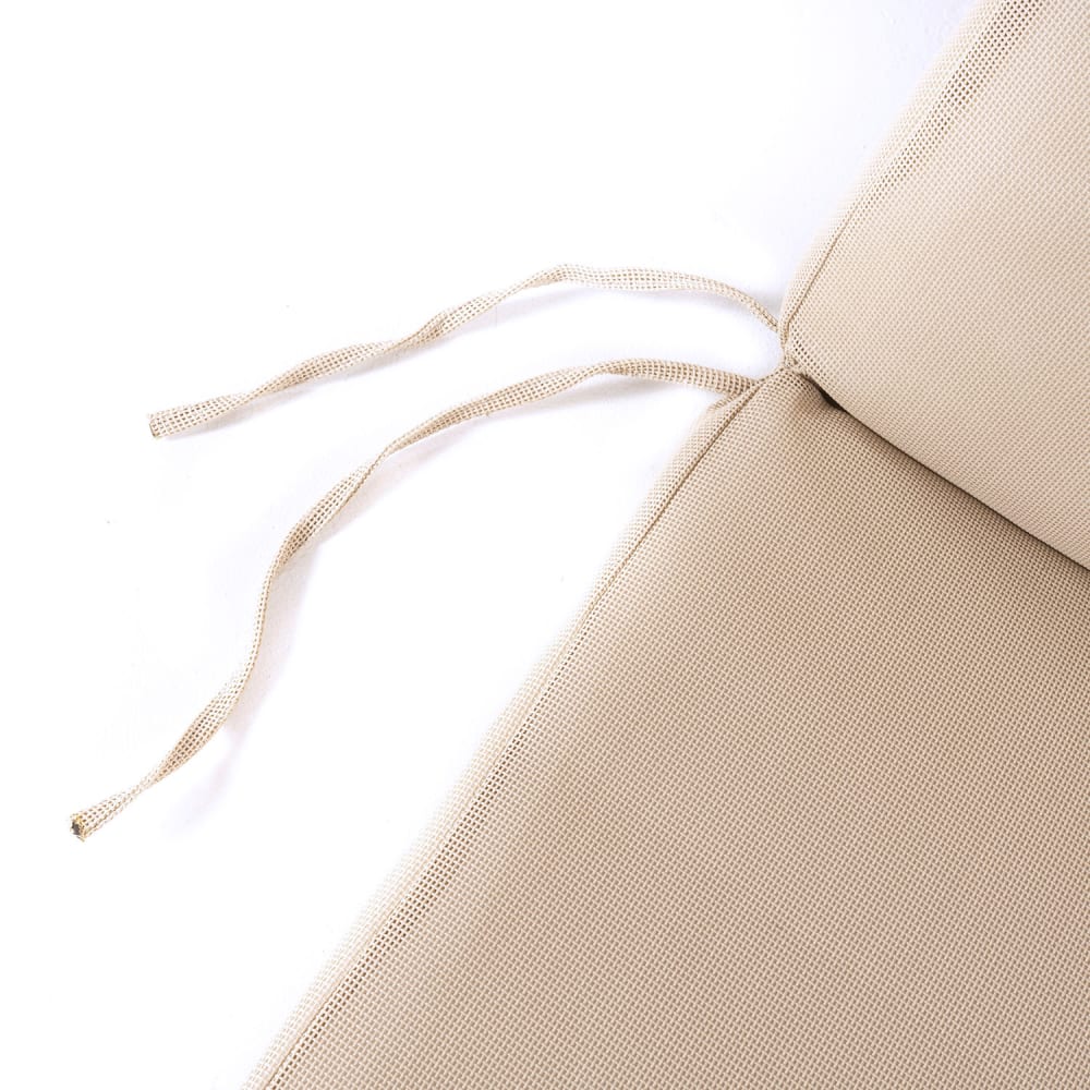 Pack de 2 cojines textilene para tumbona de piscina arena 196x60x5 cm - Maisons du Monde