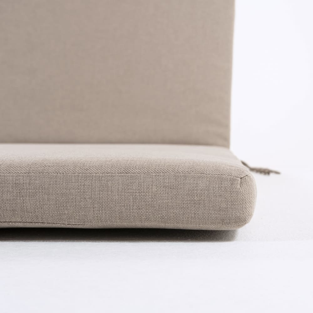 Pack de 2 cojines para tumbona olefin marrón tostado 196x60x5 cm - Maisons du Monde