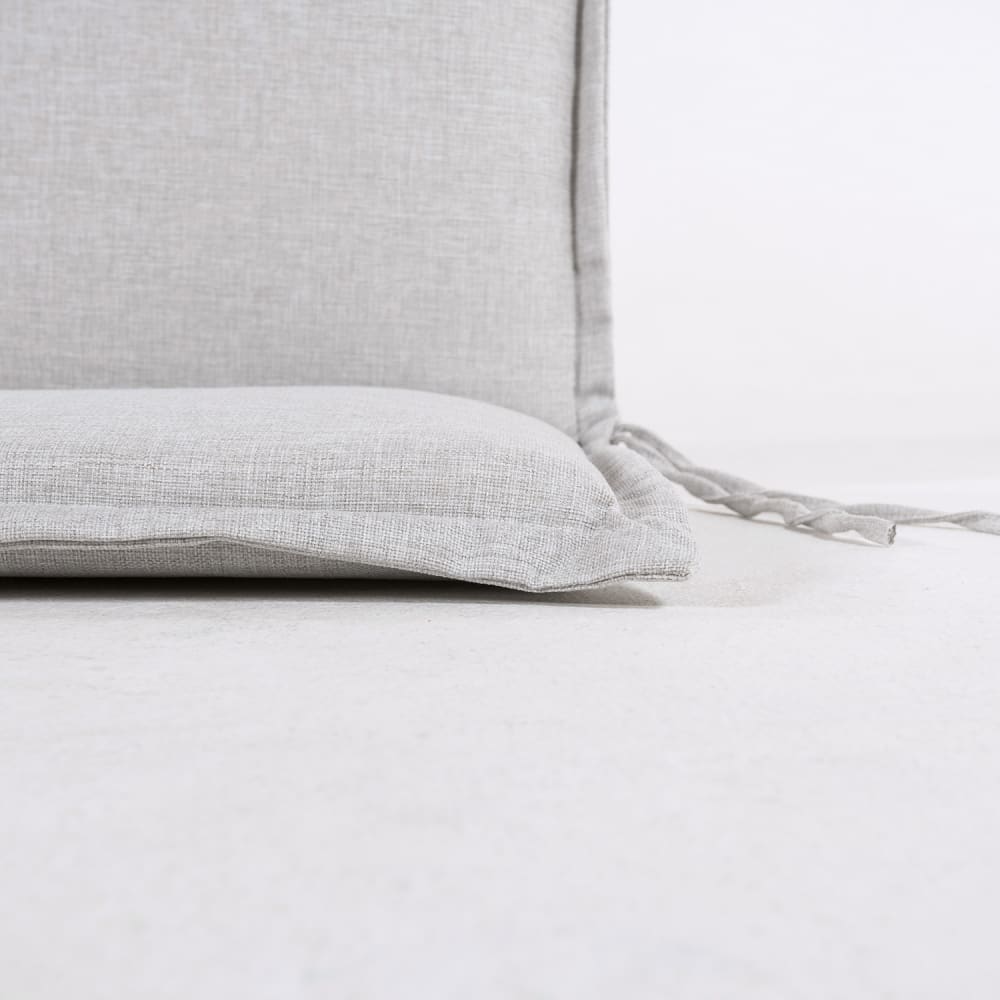 Pack de 2 cojines para sillón de jardín reclinable olefin gris claro - Maisons du Monde