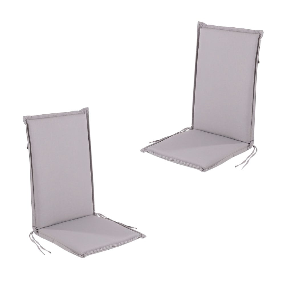 Pack de 2 cojines para sillón de jardín reclinable estándar piedra