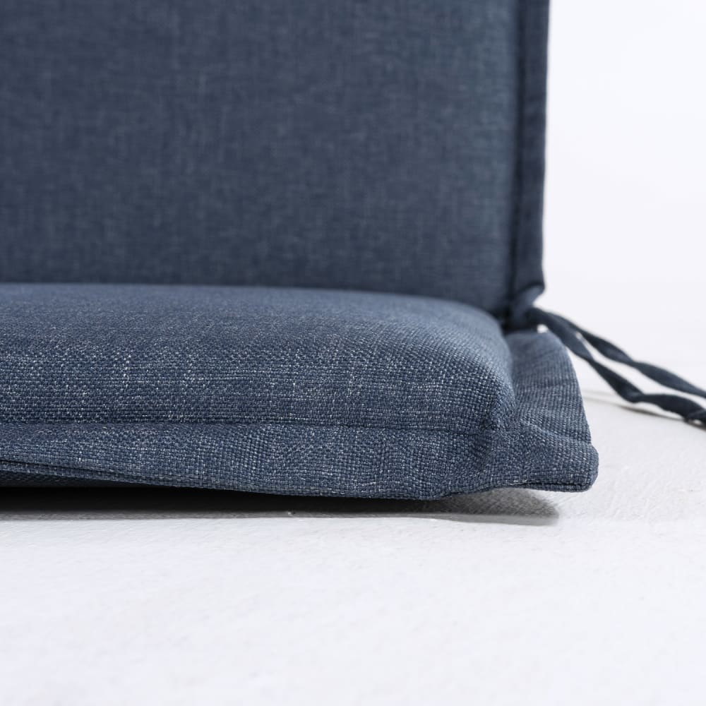 Pack de 2 cojines para sillón de jardín reclinable olefin azul - Maisons du Monde