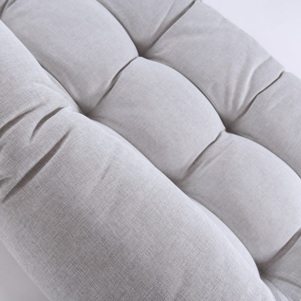 Pack de 2 cojines para sillón de jardín reclinable olefin gris - Maisons du Monde