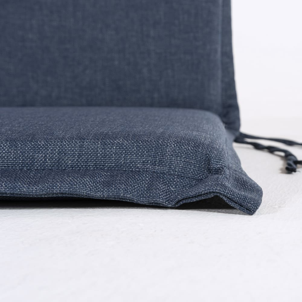 Pack de 2 cojines para sillón de jardín reclinable olefin azul - Maisons du Monde