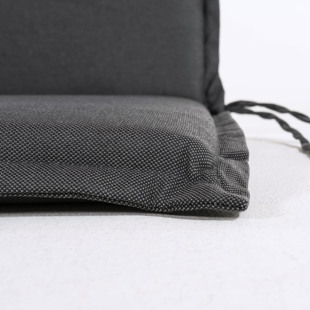 Pack de 2 cojines para sillón de jardín reclinable olefin gris - Maisons du Monde