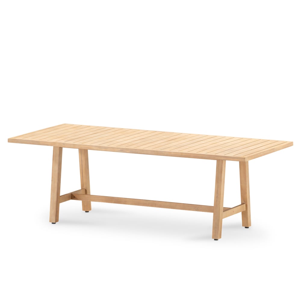 Table de jardin en bois - brun