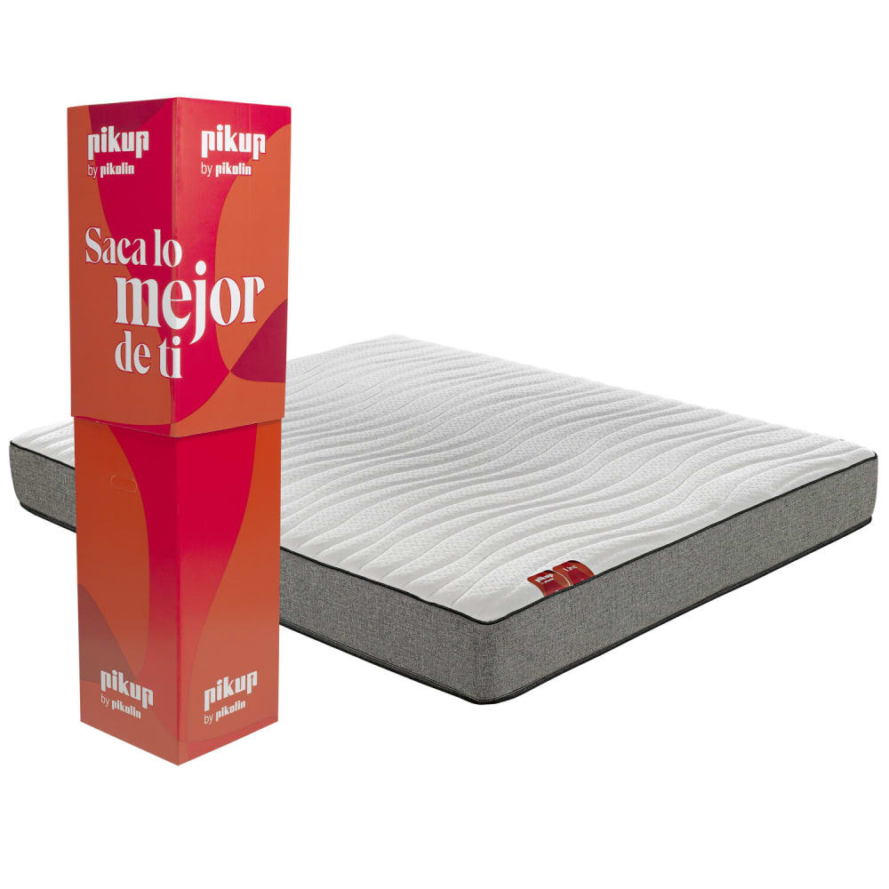 Colchón espuma con visco 90x200 22cm