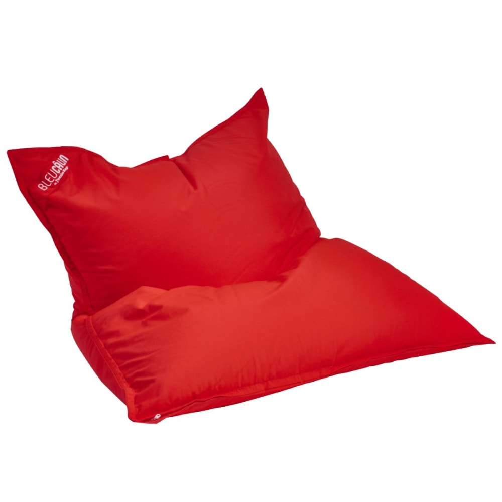 Pouf géant d'éxterieur déhoussable rouge 130x165cm