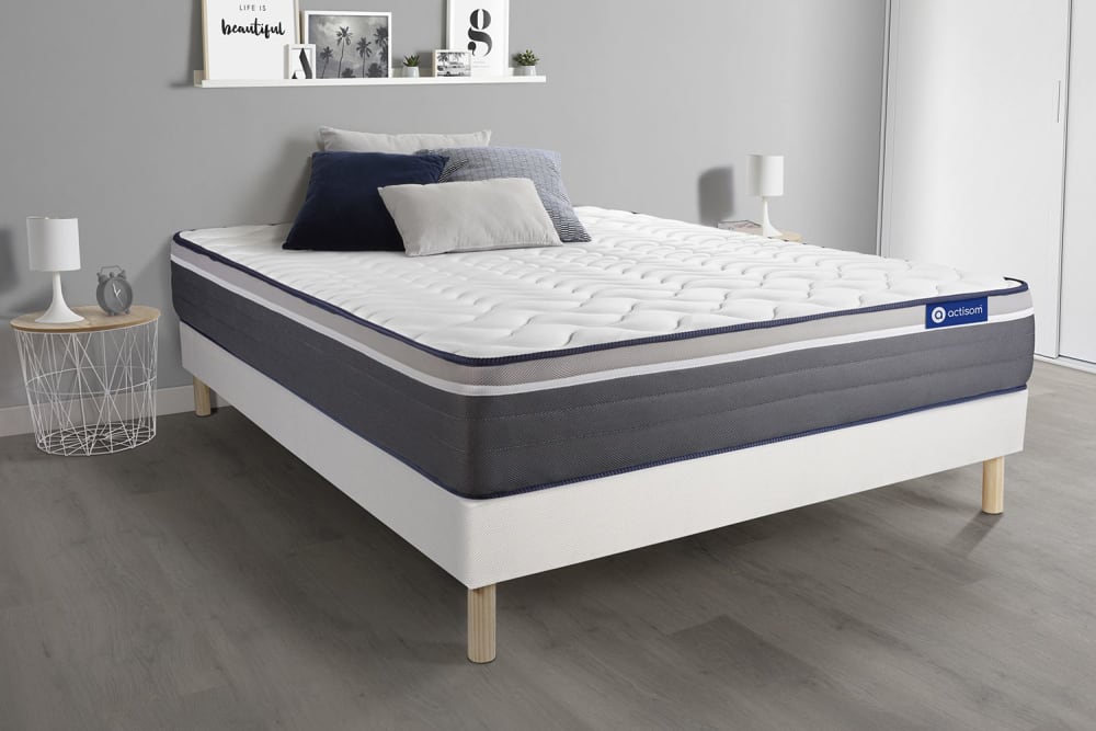 Pack colchón actimemo plus 150x190cm + somier, fabricado en portugal - Maisons du Monde