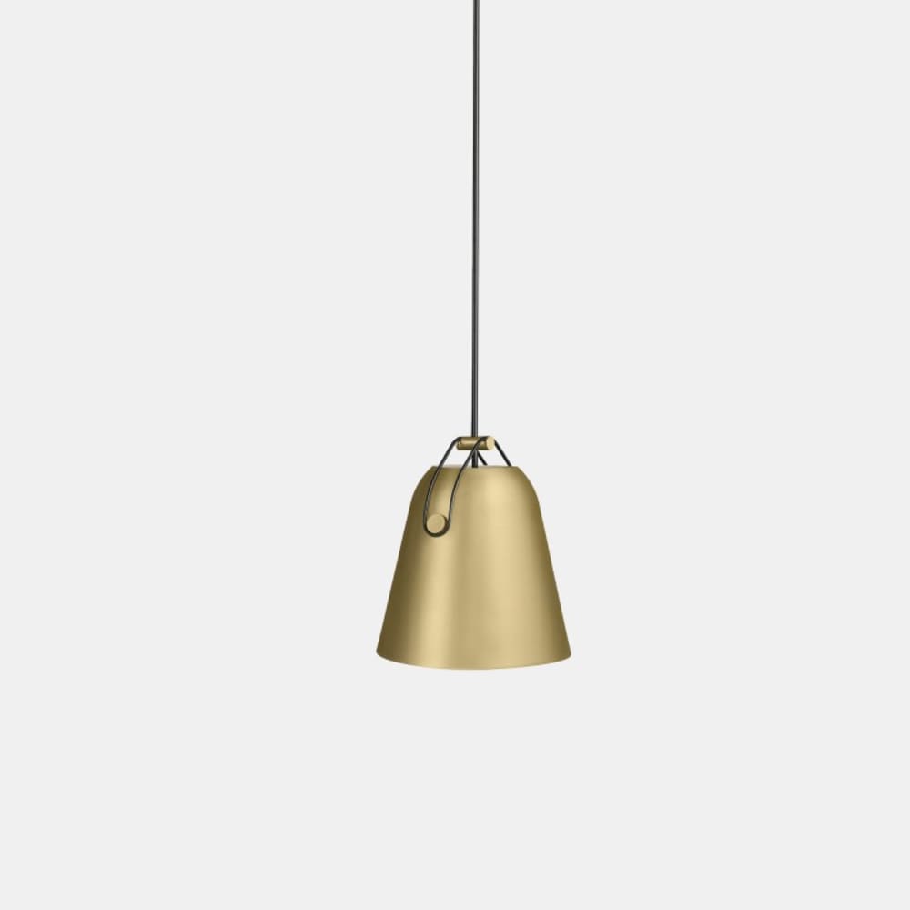 LEDS·C4 Napa Small - Lámpara Colgante de Techo E27 Acero Dorado Mate