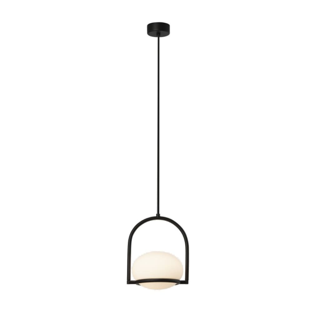 LEDS·C4 Coco Single - Lámpara Colgante de Techo E14 Negro - Maisons du Monde