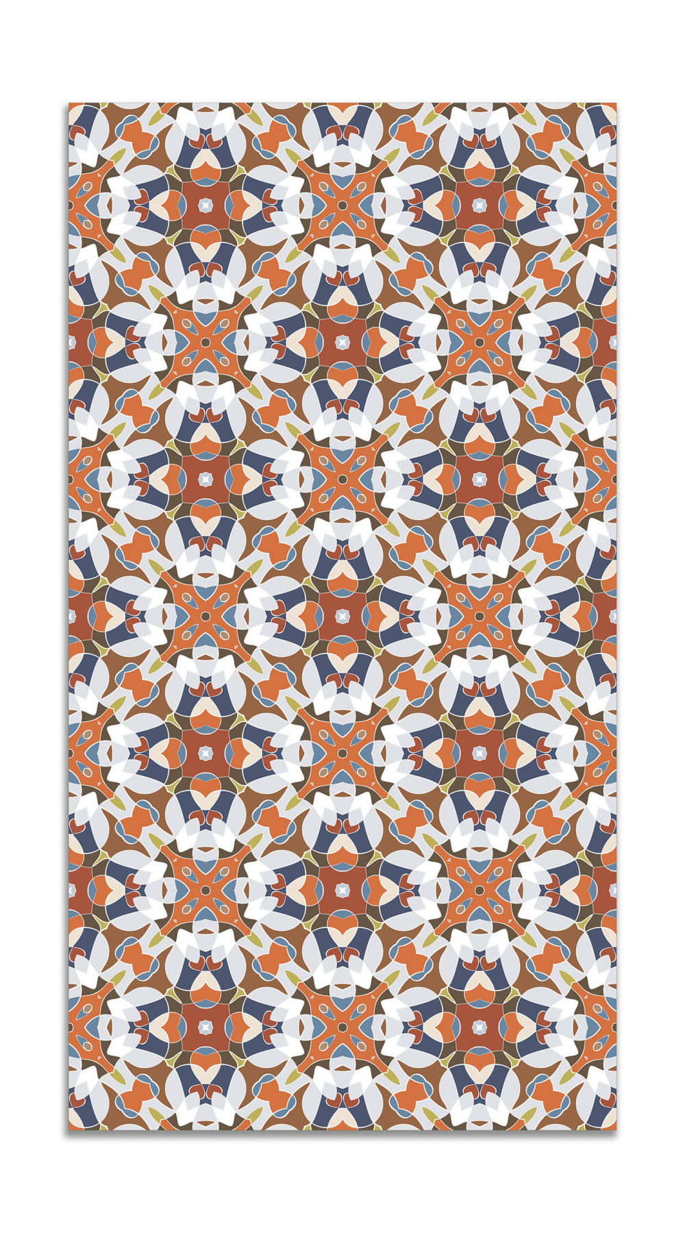 Tapis vinyle tuile modèle
