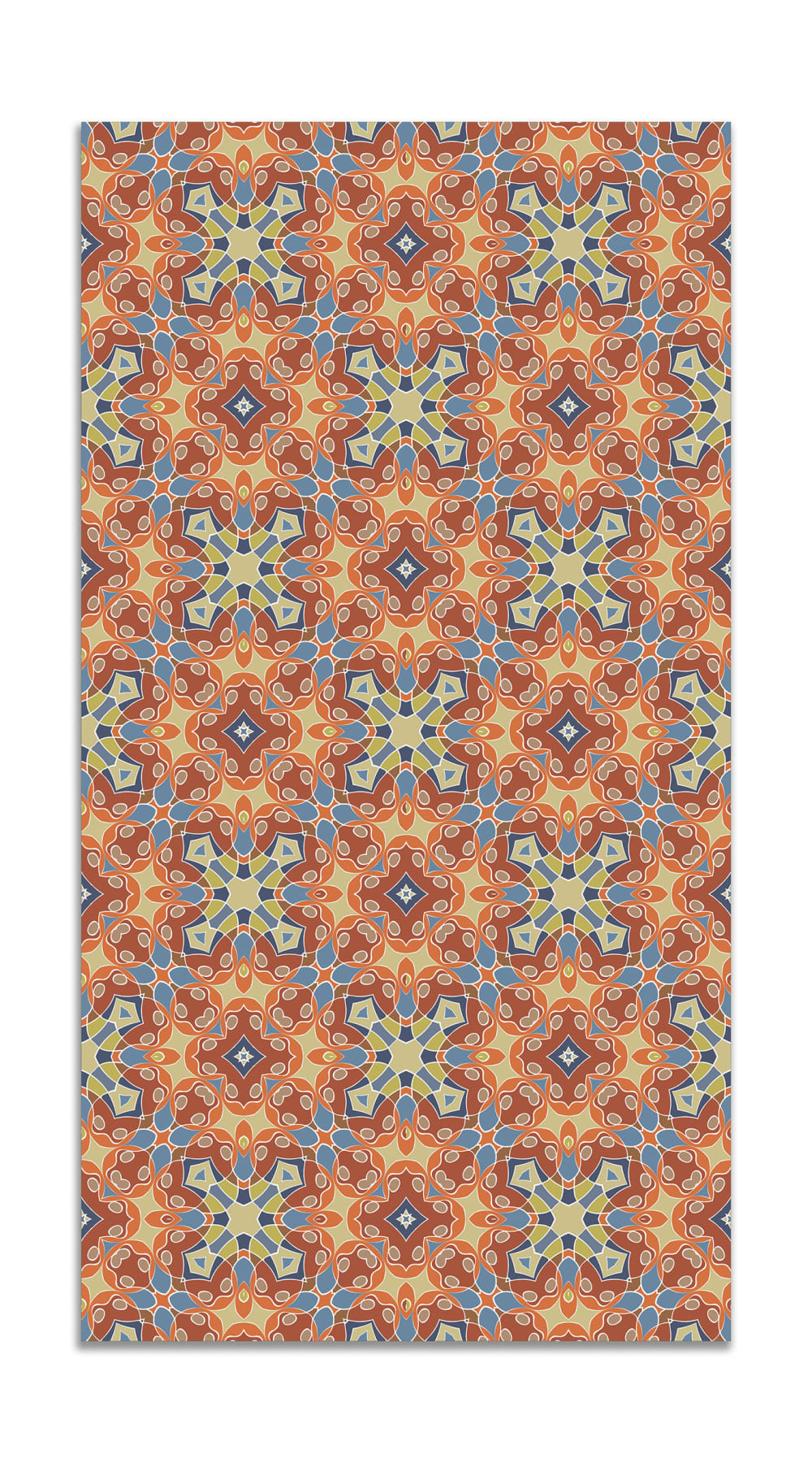 Alfombra vinílica hidráulica tipo oriental original 120x170 cm