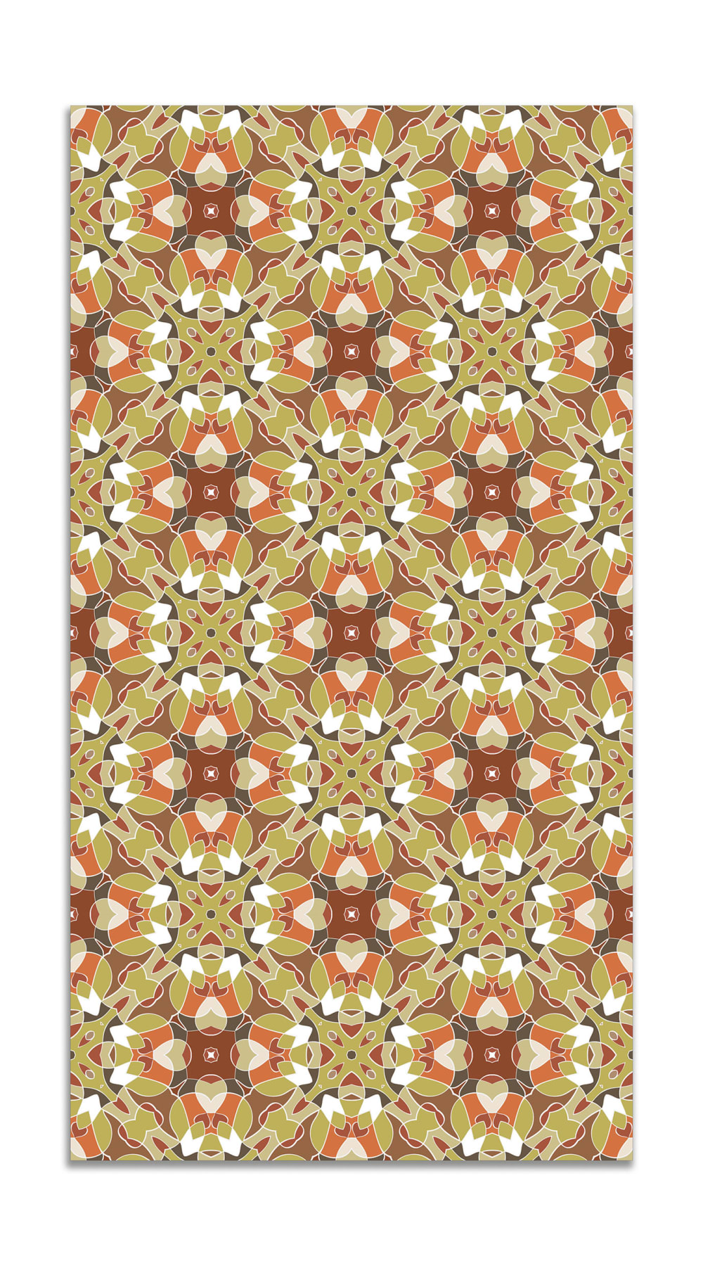 Tapis vinyle tuile modèle