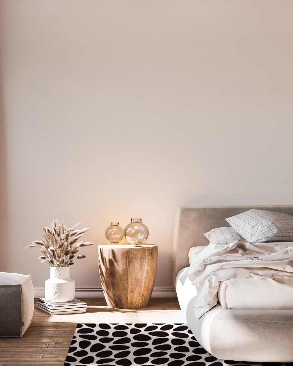Tapis vinyle motif pavée noir 60x250cm — vue 4