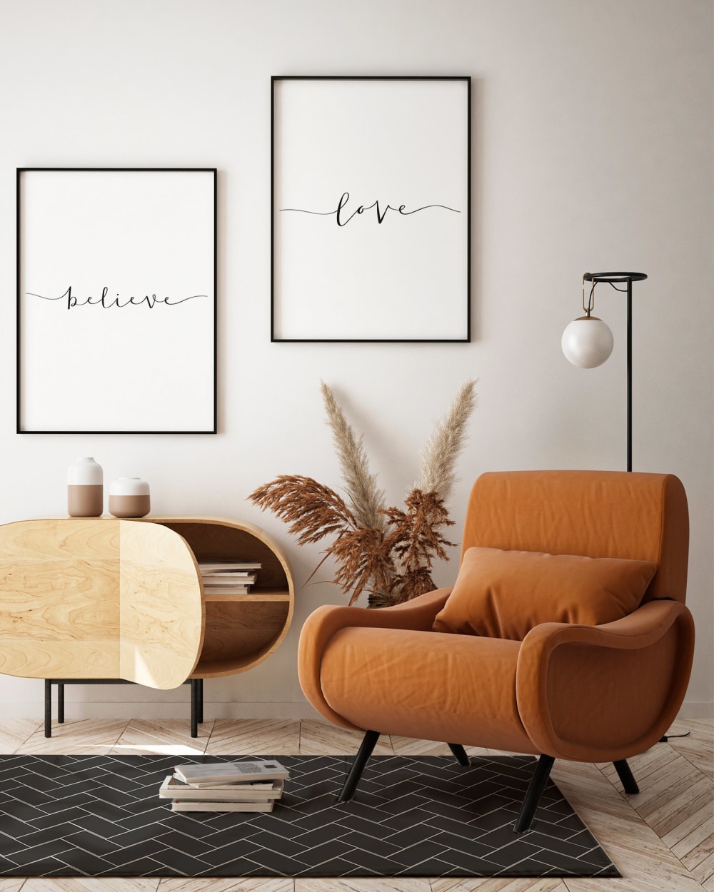 Tapis vinyle mosaïque de brique grise 100x140cm