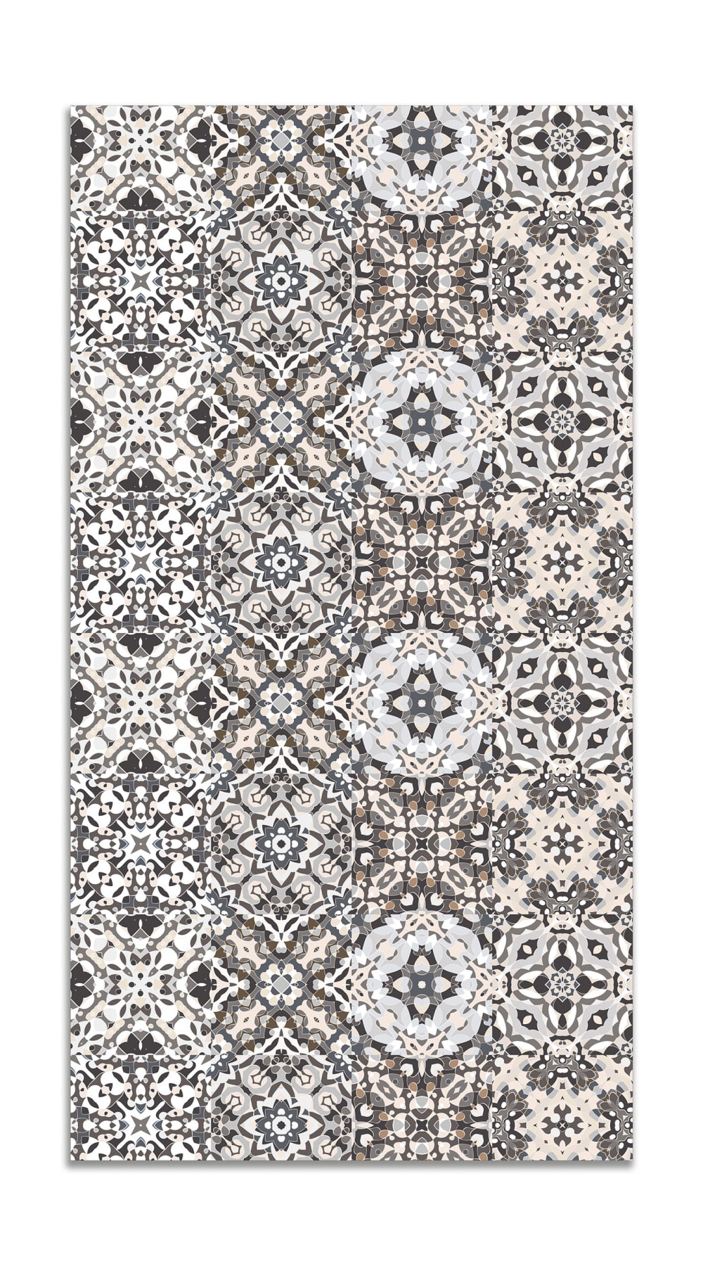 Tapis vinyle tuile hydraulique