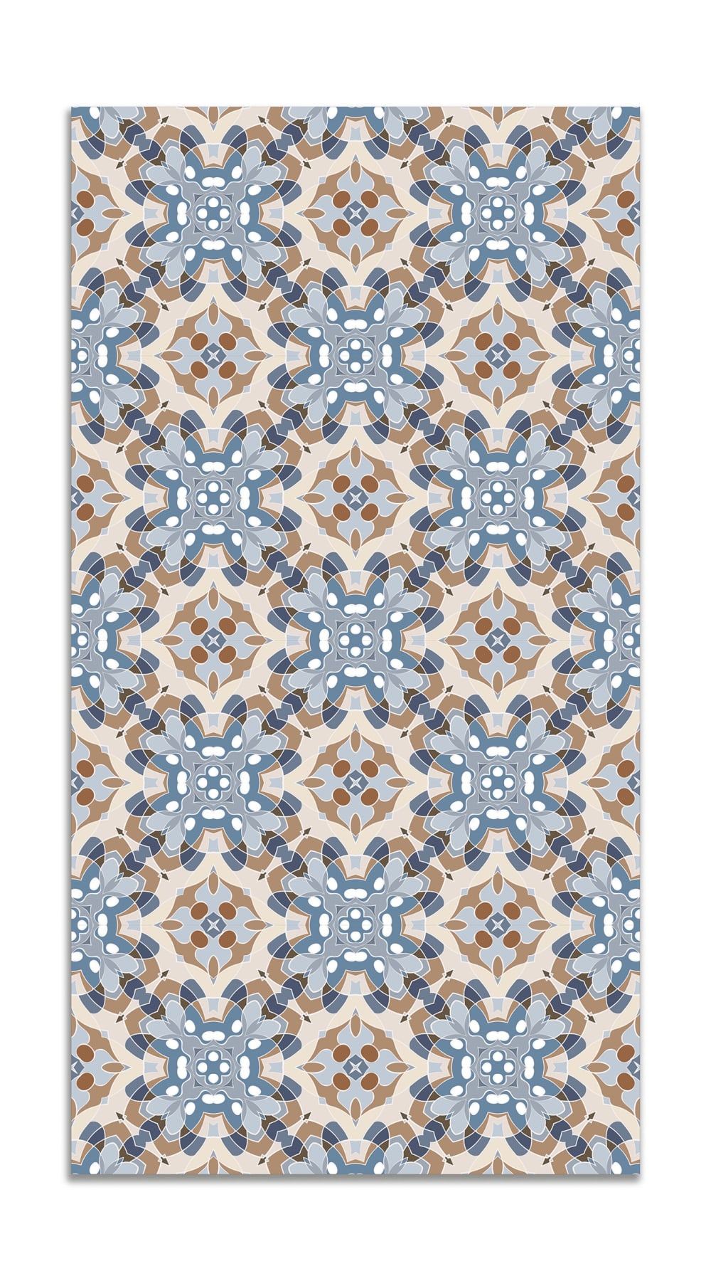 Tapis vinyle tuile mosaïque