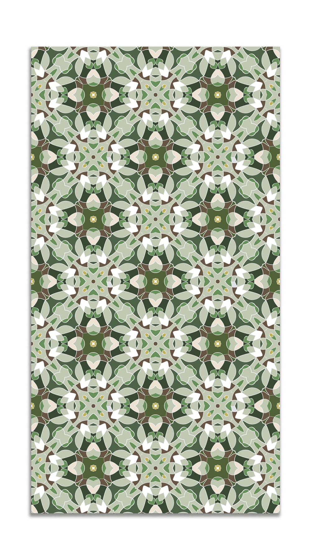 Tapis vinyle tuile modèle