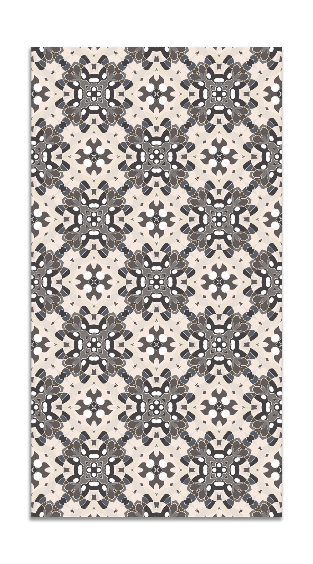 Tapis vinyle tuile mosaïque